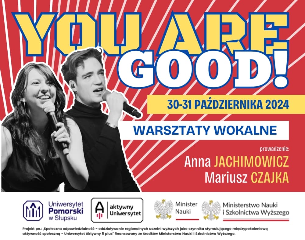 Warsztaty Muzyczne „YOU ARE GOOD”