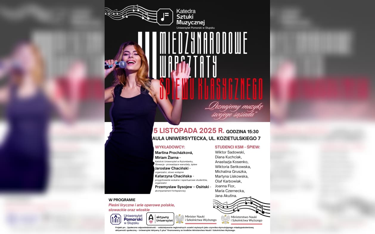 III Międzynarodowe Warsztaty Śpiewu Klasycznego „Poznajemy muzykę swojego sąsiada”